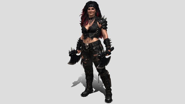 Darksteel Valkyrie warrior 3D Model Free – Modello 3D gratuito STL