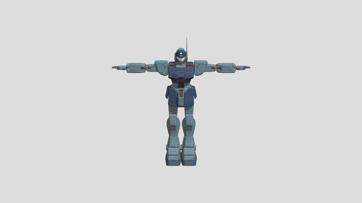 Gundam Evolution RGM-79SP 3D Model