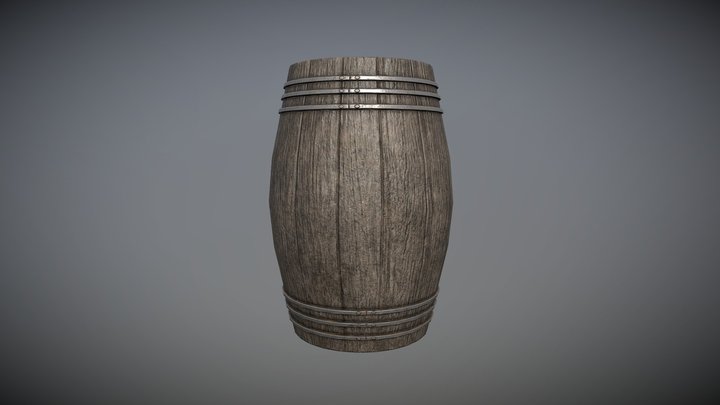 Barrel 3D Model