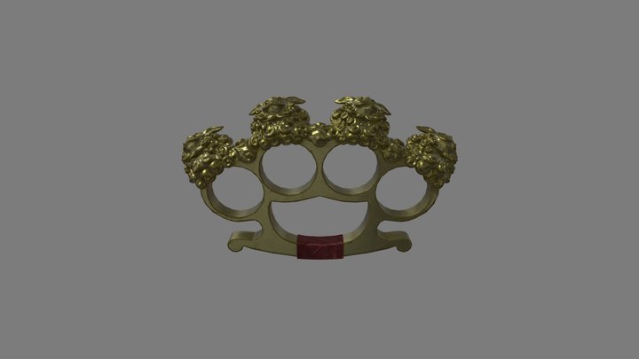 Brass Knuckles 3D Model