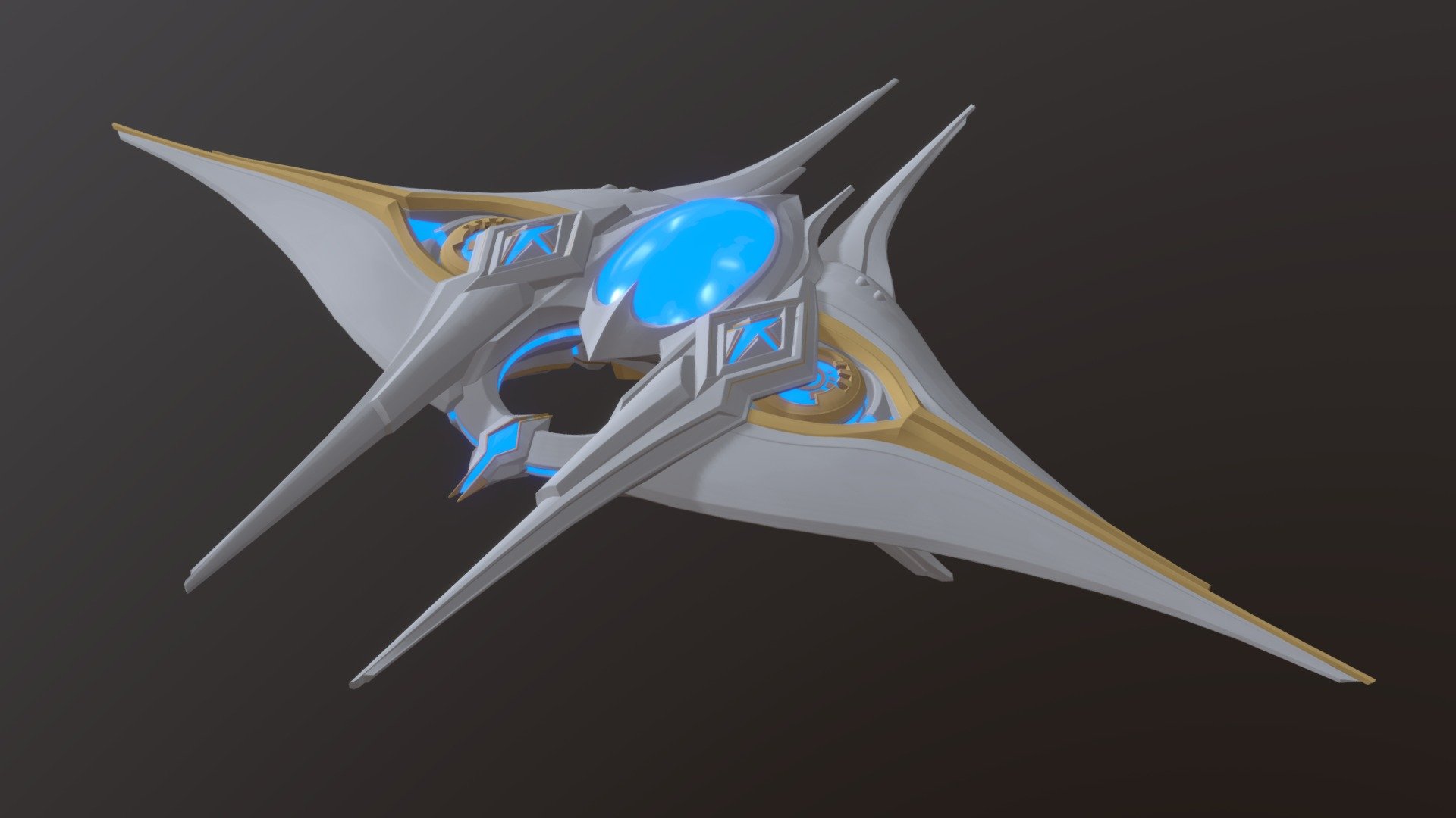 Aether & Lumine's Spaceship (Genshin Impact 6.2) - 3D model by yadhbil ...