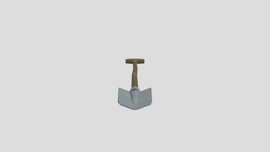 Lowpoly Shovel