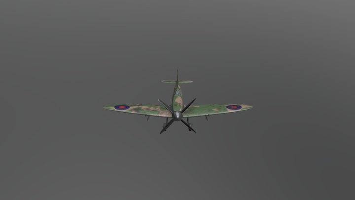 Spitfire Texturing Challenge 3D Model