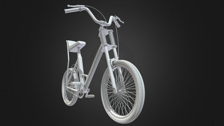 80's Bicycle 3D Model