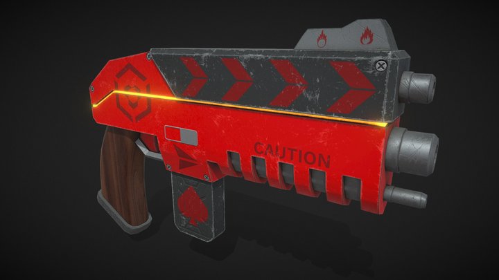 Gun 3D Model