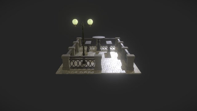 Улица 3D Model