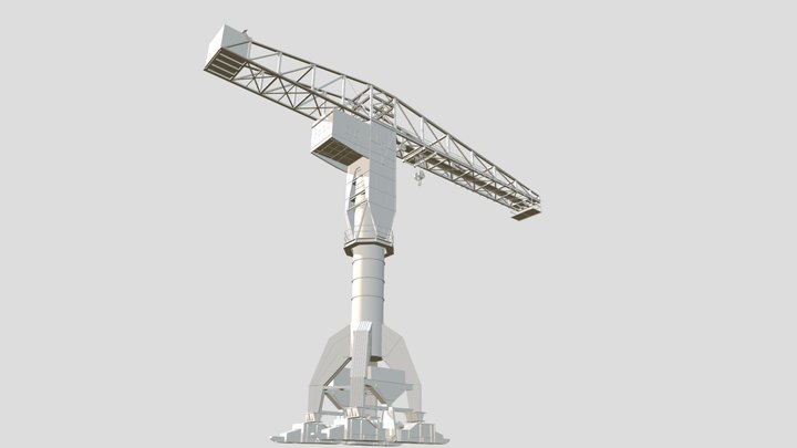 Grue Titan Nantes 3D Model