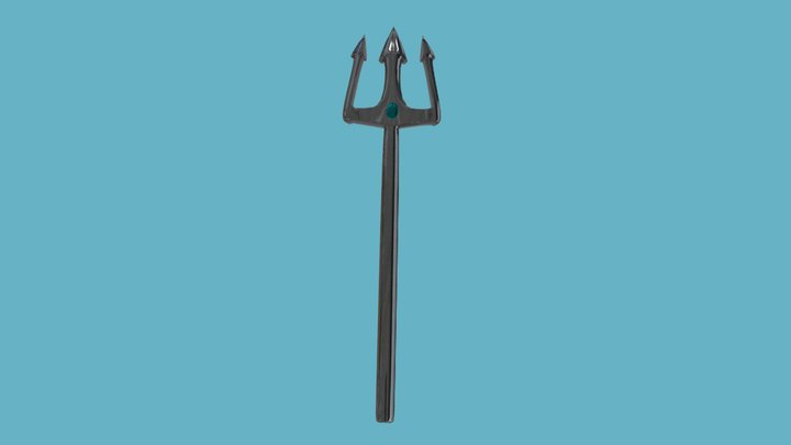 Poseidon's Trident 3D Model