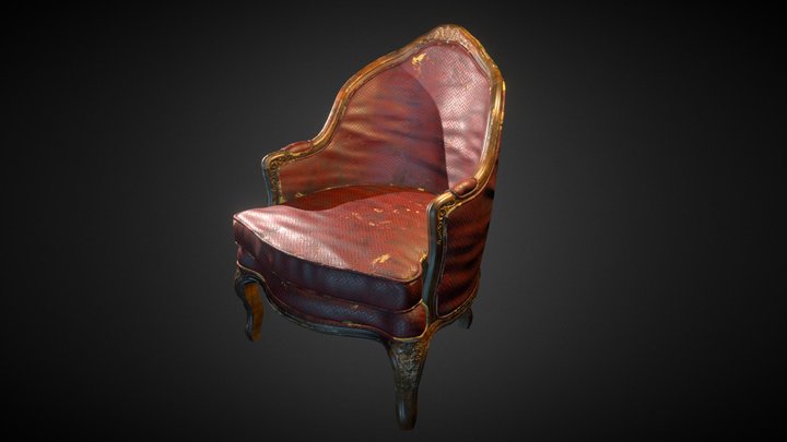 Antique Chair 3D Model