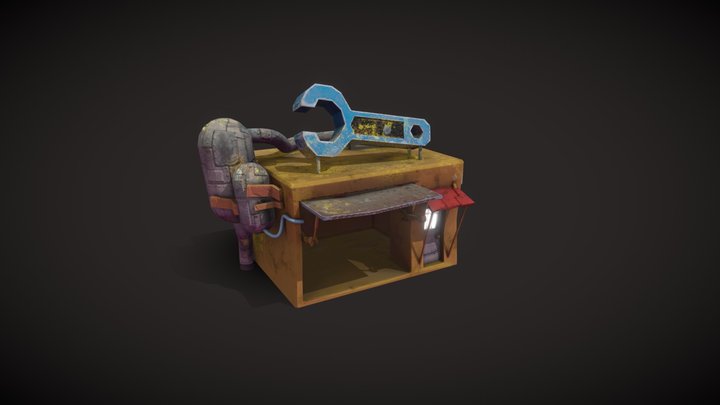 Scrap Shop 3D Model