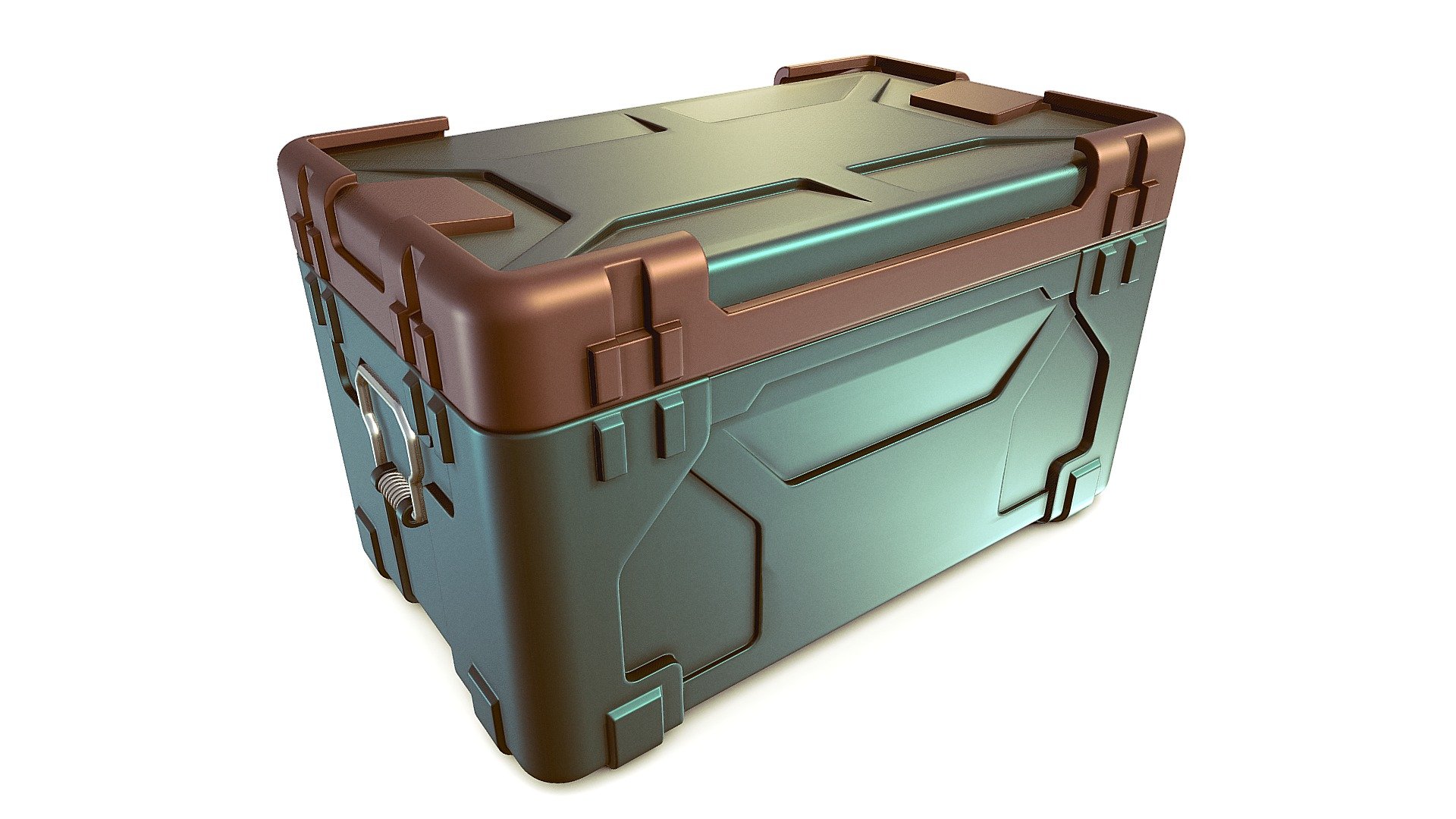 Sci-Fi Container 3D Model by qwestgamp