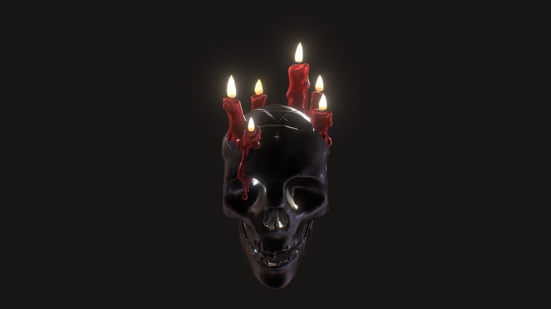 Séance Skull - 3d Model By Thomas Straetmans (@thomas Straetmans 