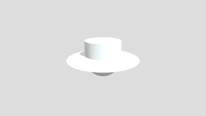 head with a hat to use in hubs 3D Model