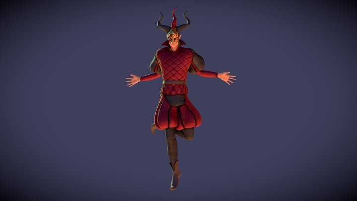 Chaotic Jester 3D Model