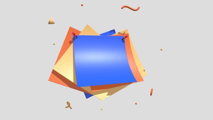 Scrap Paper 3D Model