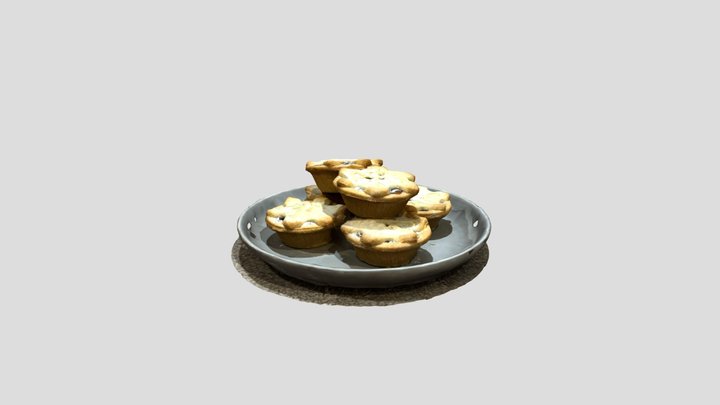 Mince Pies textured .fbx 3D Model