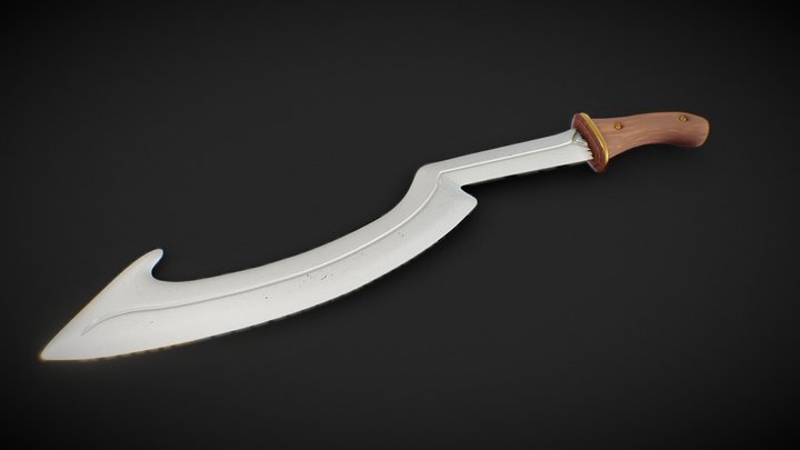 Khopesh Sword 3D Model