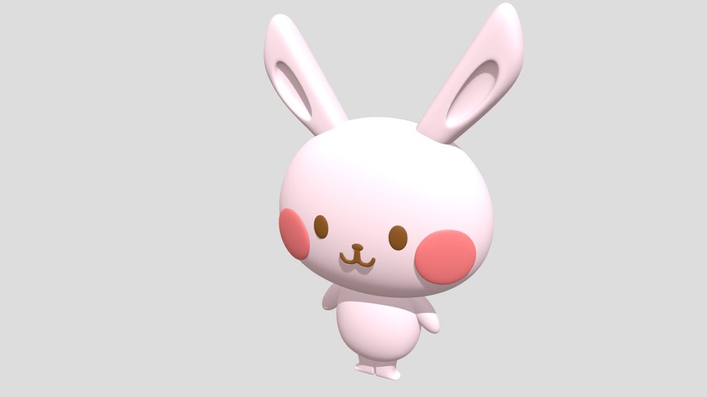 Cute Rabbit Model