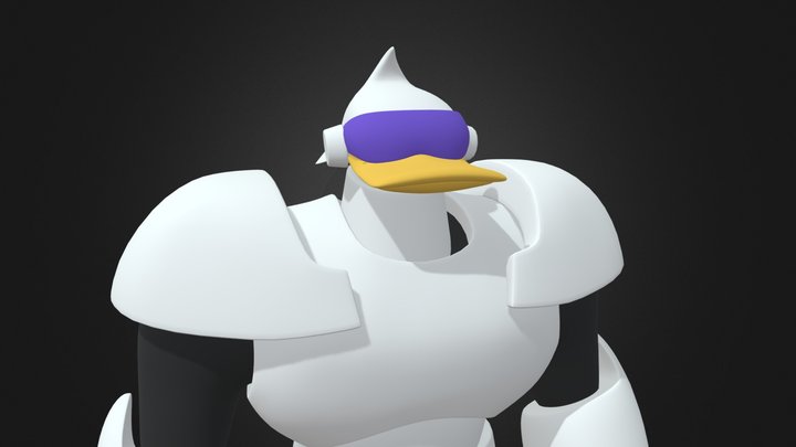 Gizmo Duck 3D Model 3D Model