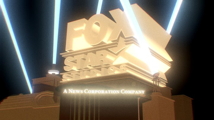 Fox Star Studios logo (2008-2013) remake (2020 U 3D Model