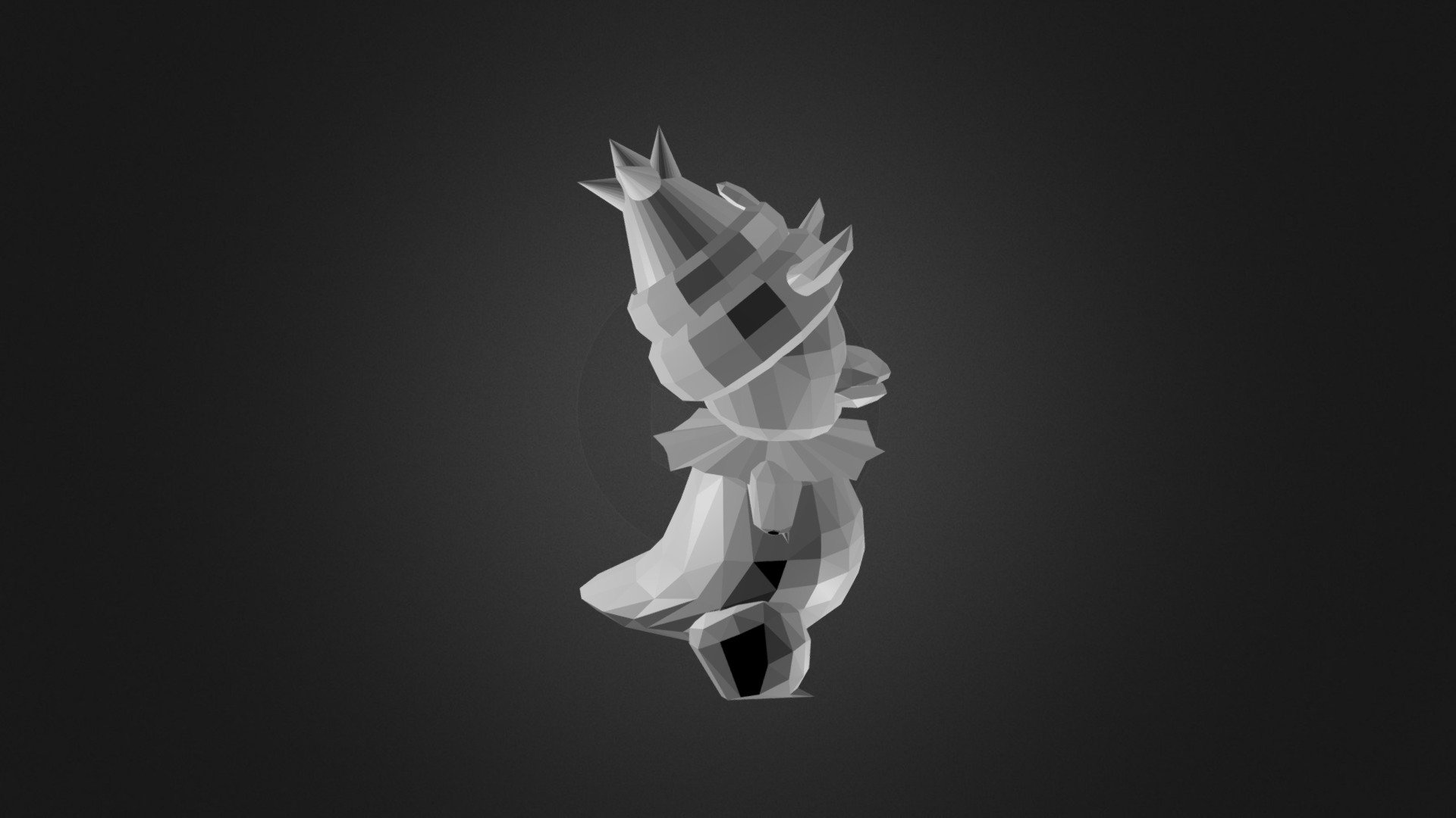 Slowking Low Poly