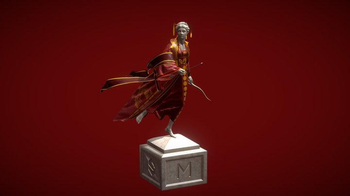 Chinese Diana 3D Model