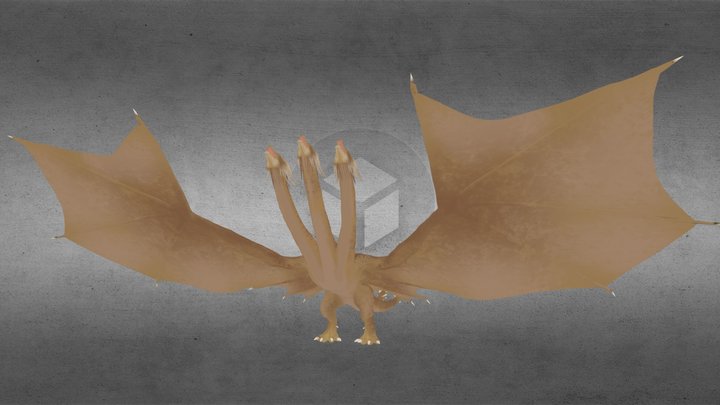 King Ghidorah 2019 3D Model