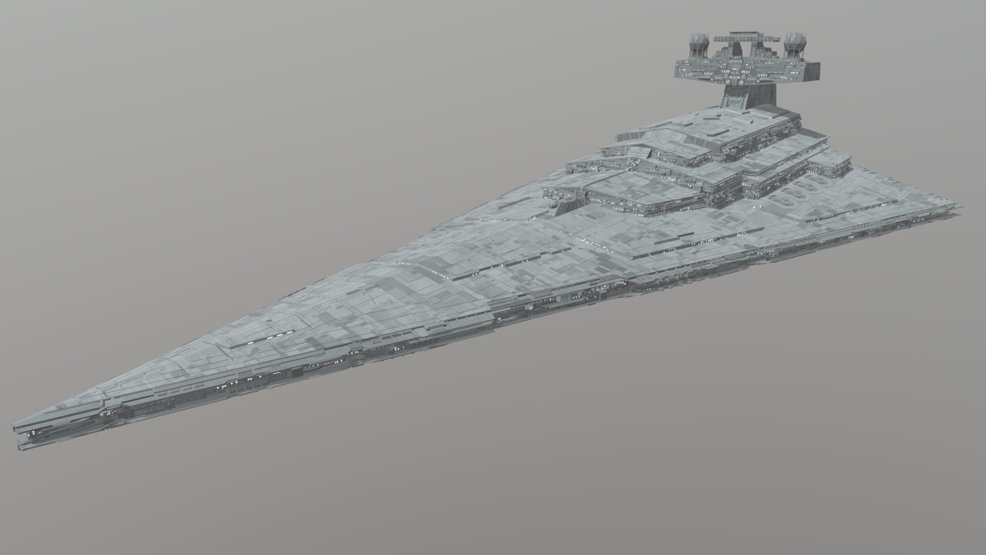  4D Build, Star Wars Deluxe Imperial Star Destroyer 3D