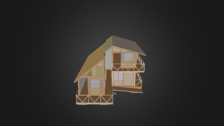 VIVIENDA POBLADO 3D Model
