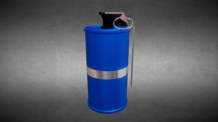 Smoke Grenade 3D Model
