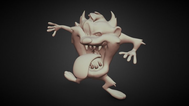 Day20:Tasmanian Devil 3D Model