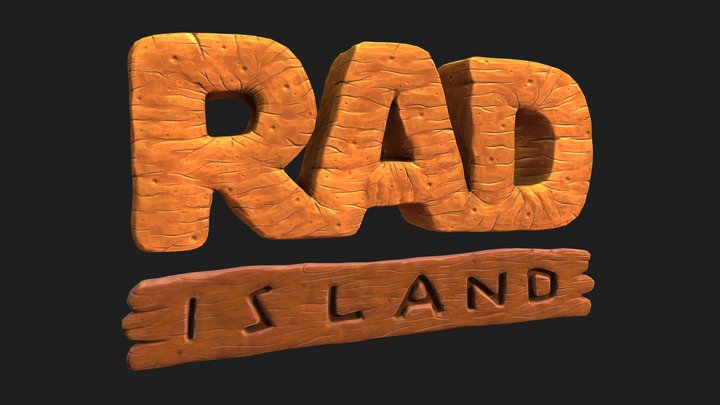 RAD ISLAND Comic fan-art 3D Model