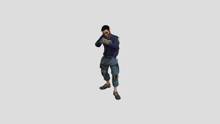 Strafing 3D Model