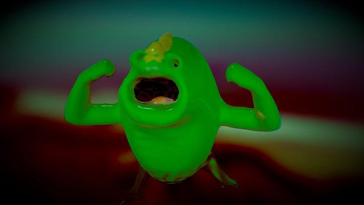 Student work (2012) - Little Monster 3D Model