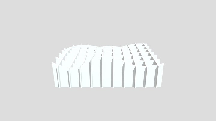 Lasercuttable 3D terrain 3D Model