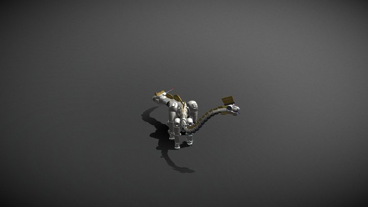 Mecha Diplodocus 3D Model