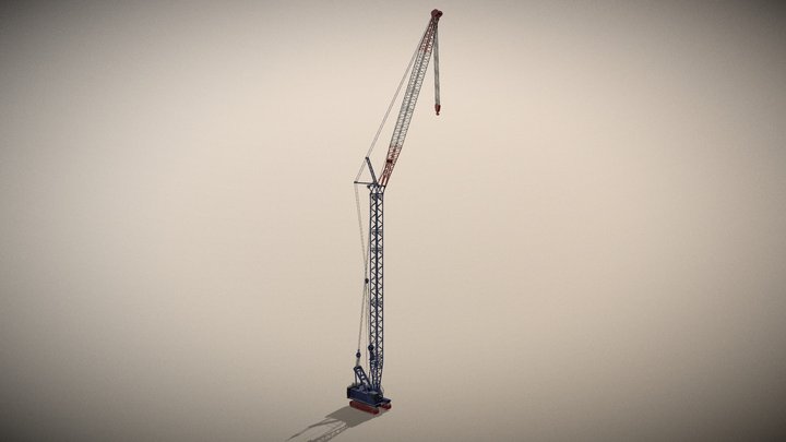 crane low poly 3D Model