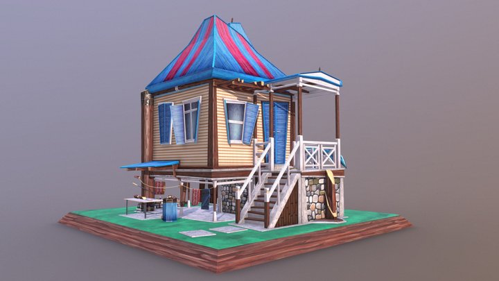 The_Tiki_hut (CB-TP1) 3D Model