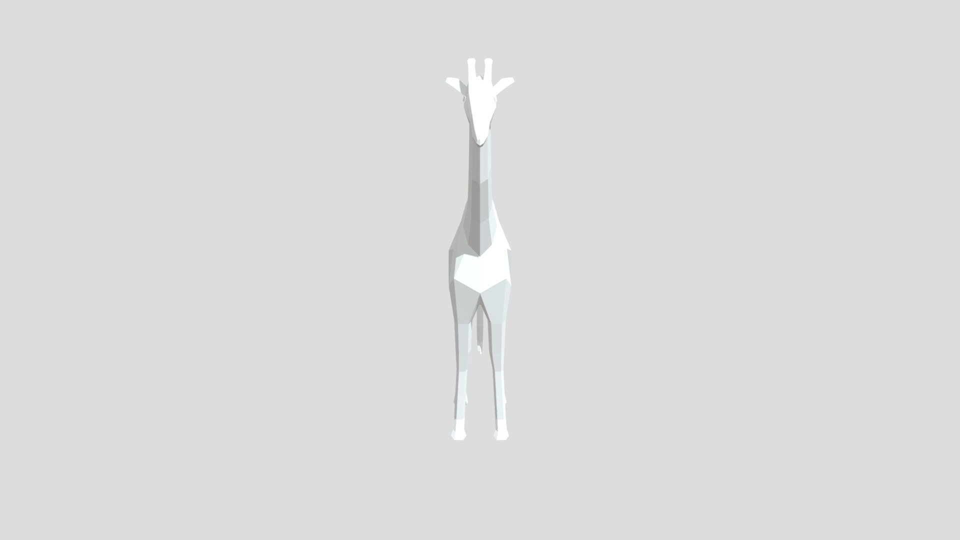 Giraffe from Poly by Google