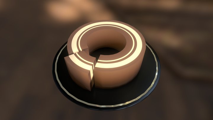 【FreeDownload】Oak Cake Rolls 3D Model
