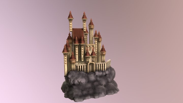 fantasy castle.schematic 3D Model