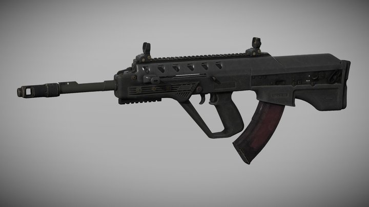 TR-76 Geist - COD:MW2022 (PBR) 3D Model