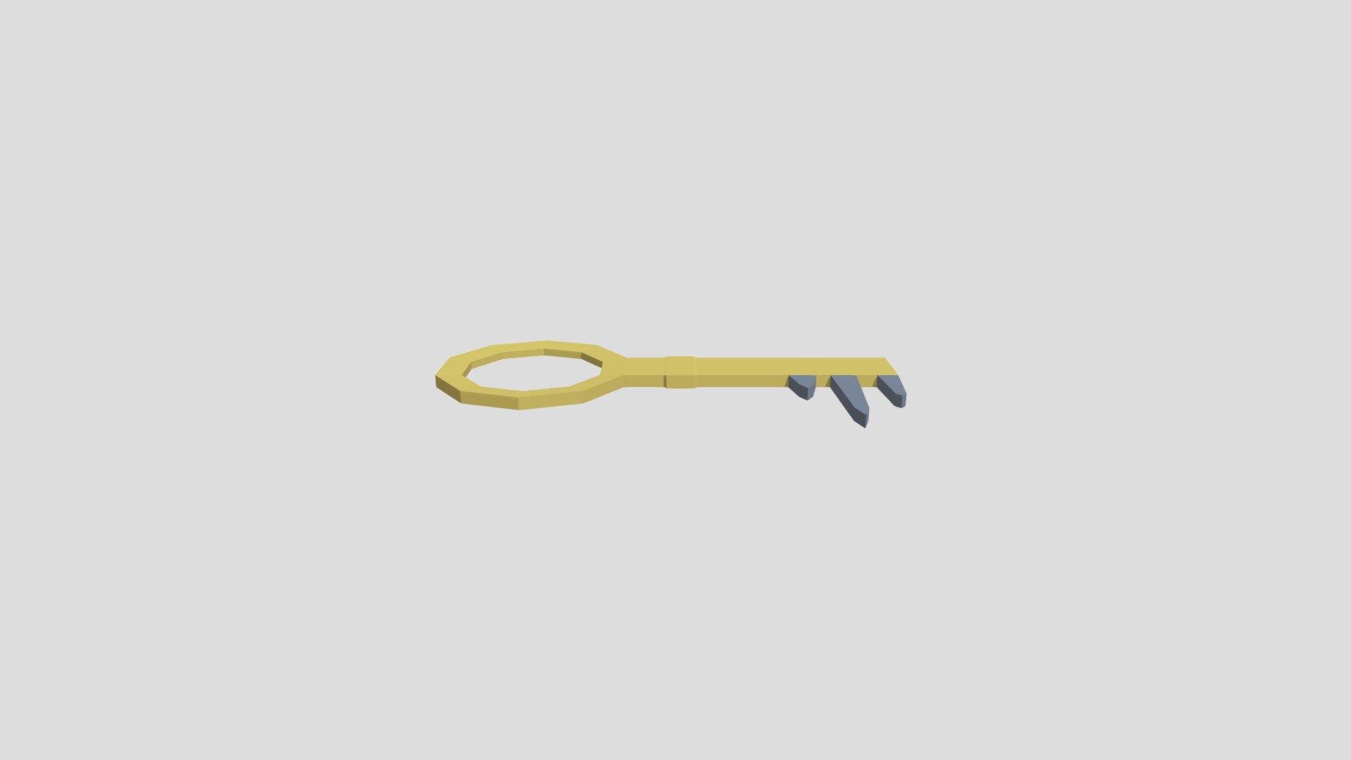 Stylised Key Model - 3D model by lucien lawson (@lucienlawson1 ...