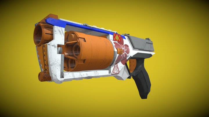Nerf gun 3D Model