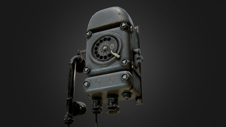 Vintage Phone 3D Model