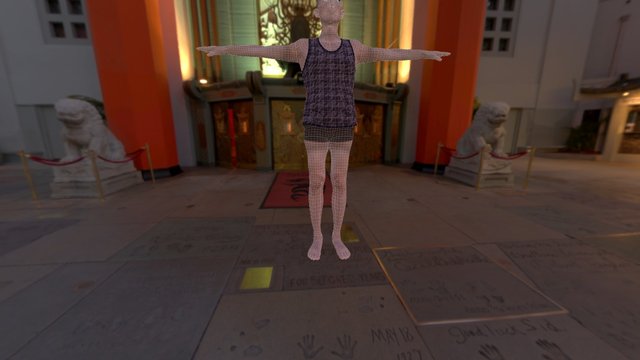 Guitar Playing 3D Model