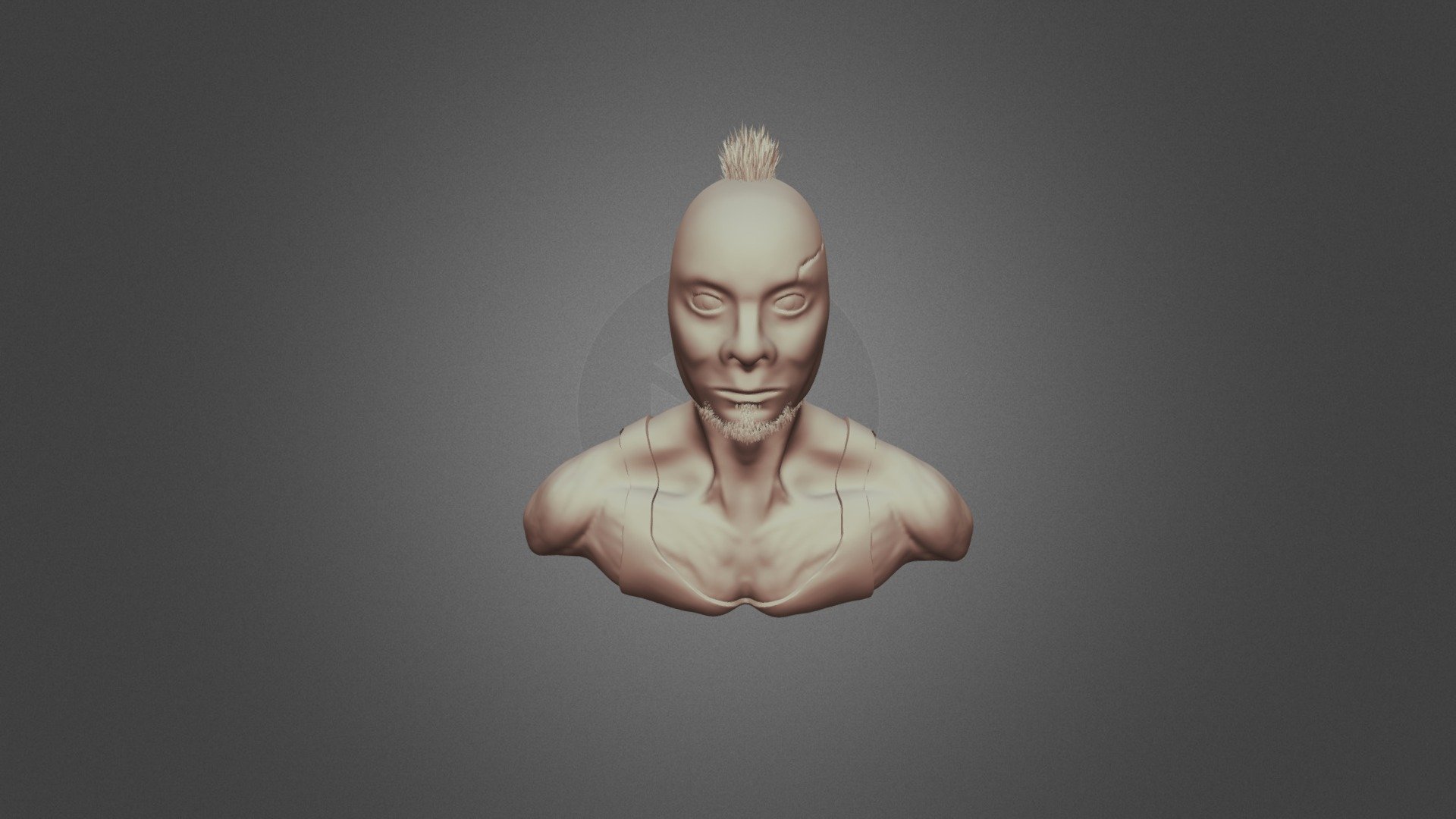 ZRemesher - Human Bust - 3D model by Adrake [fa2505d] - Sketchfab