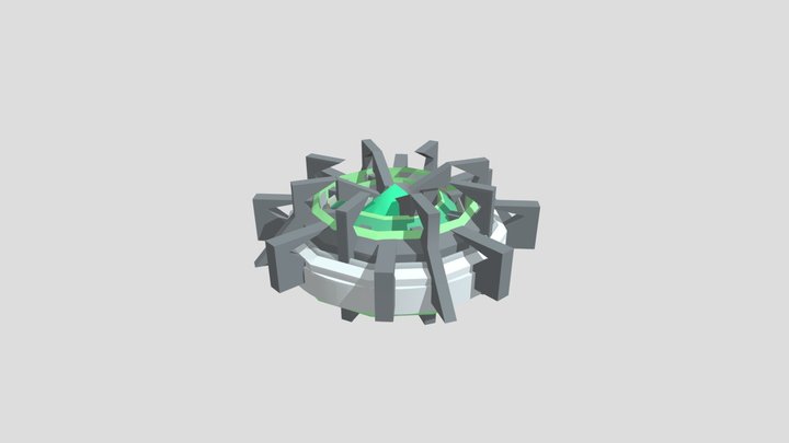 v2 upgrade titan computerman reactor core 3D Model