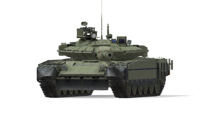 T-80BVM Russian MBT 3D Model
