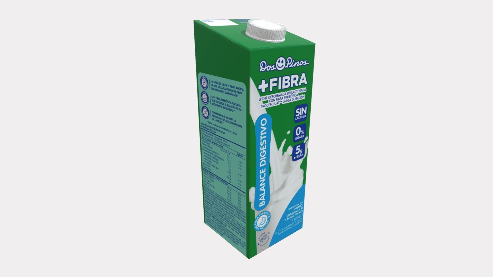 Dos Pinos - Leche más Fibra